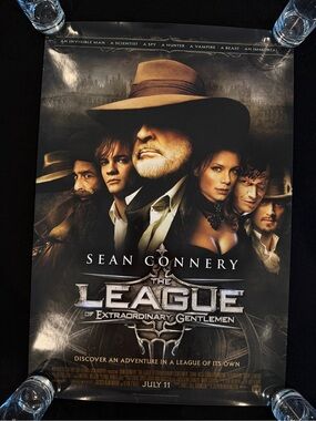 Vtg 2003 The League of Extraordinary Gentlemen Sean Connery 13.5x20 Lobby Poster